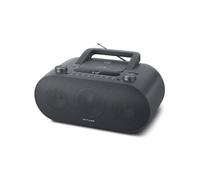 M-35 BT Lecteur CD Bluetooth, Radio FM, Lecteur MP3, USB, Alimentation Secteur et Batterie, Noir