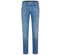 M 5 BY MEYER Pantalon Homme M5 Super-Slim Denim - 9-6242 Light Blue Used - Cinq Poches Authentique en Denim