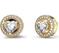 M` ama Non M` ama Romantic Boucles d'oreilles plaquées or avec zircon clair JUBE04669JWYGT/U