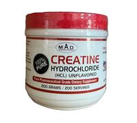 M.A.D.-Pure Creatine HCL (Hydrochloride) 200 g, 200 portions