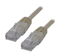 MCL Cordon de brassage - RJ45 CAT 5e U/UTP - 10 m - Gris
