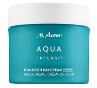 M. Asam AQUA INTENSE Crème Hydratante Visage SPF 15 (50ml) - Hydratation Longue Durée, Acide Hyaluronique, Protection Solaire, Soins Pour Le Visage, Peau Repulpée et Lissée