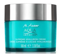 M. Asam AQUA INTENSE Crème suprême acide hyaluronique (100ml), Crème de jour pour le visage, hydrate en profondeur, lisse les ridules causées pas le manque d'hydratation, végane