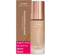 M. Asam MAGIC FINISH SUPERCHARGE Sérum de teint True-Beige (30 ml) - Mi-fond de teint, mi-sérum, formule enrichie en peptides lissants et en sérum hydratant, make-up avec couvrance moyenne à élevée