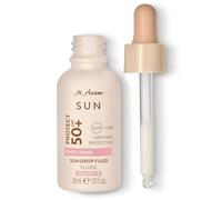 M. Asam SUN Sun Drop Fluid Sensitive SPF 50+ (30ml) - Creme Solaire Visage 50 Pour Peaux Sensibles, Serum Teinte Leger Avec Panthenol, Creme Hydratante SPF 50, Visage Skin, Care Skincare