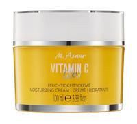 M. Asam VITAMIN C Glow Crème hydratante XXL (100 ml) - Crème visage 24 h à la vitamine C, hydratation intense, effet lissant et raffermissant, particules d'or et curcuma pour un teint éclatant