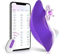 M-asseur portable Mini Ṥexťờyse Pláișir Vibrờmásseurś Couple Telecommande A Distance Feminin Clìtọrìdìẹn Puissant,Culotte Oẽyuf Vibrant TéLéCommande sans Fil KCE6