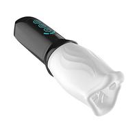 M-asturbateur Masculin Automatique 10 Rotation Modes Masturbateur Mains Libre Bouche Suceuse Jouet Sexuel pour Homme,Vagina Pussy Massager Relaxation Coupe, T-Shirt