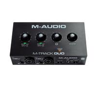 M-AUDIO M-TRACK DUO Interface Audio ou Carte son USB avec 2 Entrées pour Microphones et Logiciels