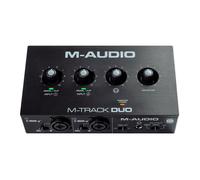 M-AUDIO M-TRACK DUO Interface Audio ou Carte son USB avec 2 Entrées pour Microphones et Logiciels