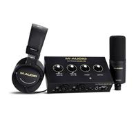 M-Audio Interface audio M-Track Duo HD – Micro à condensateur M100 & Casque HDH41 enregistrement