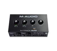 M-AUDIO M-TRACK DUO Interface Audio ou Carte son USB avec 2 Entrées pour Microphones et Logiciels