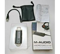 M-AUDIO Micro Dac 24/192 Haut.-resist. Portable Digital-To-Analog Adaptateur De