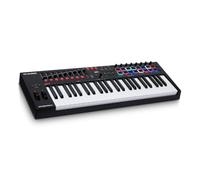 M-AUDIO Oxygen Pro 49 - Clavier maître 49 touches MIDI USB avec pads de rythme, molettes, boutons et faders assignables en MIDI et pack de sons Native Instruments (intégration NKS)