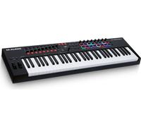 M-AUDIO Oxygen Pro 61 - Contrôleur de clavier MIDI USB 61 touches avec pads de rythme, encodeurs, boutons et faders assignables MIDI et package de sons Native Instruments (intégration NKS)