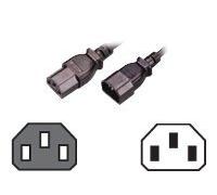 MCL Samar – câble d'alimentation – IEC 60320 C13 pour IEC 60320 C14 – 3 m