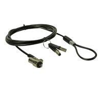 MCL Samar Câble de sécurité antivol clé à encoche 1,8 m