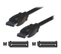 MCL Samar Câble DisplayPort 1.2 MC390-3M 3 m Mâle‑Mâle Noir 10.8 Gbit/s