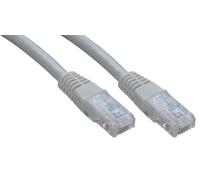 M ordon de raccordement - RJ-45 (M) pour RJ-45 (M) - 10 m - UTP - CAT 6 - moulé, sans crochet, bloqué - gris