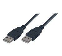 MCL Samar Câble USB 2.0 MC922AA-2M/N A mâle–A mâle 2 m Noir