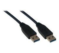 MCL Samar Câble USB MC923AA-3M/N USB 3.0 Type A vers Type A 3 m Noir