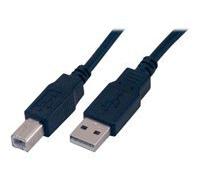 MCL Samar Câble USB A vers USB B MC922AB-5M/N 5 m USB 2.0 mâle/mâle Noir