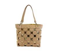 M*Brc - Square Borsa in Pelle H143 - Femme - Sacs - Beige - Taille: ONE Size