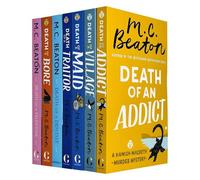 M C Beaton Hamish Macbeth Series Collection 7 Books Set (SERIES 4) (Death of a Nag, Death of a Dentist, Death of an Addict, Death of a Village, Death of a Bore, Death of a Maid & MORE!)
