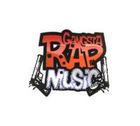 M & C Ecusson thermocollant Musique Gangsta Rap 3,5 cm x 5 cm