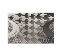 M. C. Escher Affiche murale à suspendre Jour et nuit Décoration murale pour chambre à coucher 20 x 30 cm