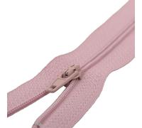 M & C 5 Fermetures Eclair Fine POLYESTERE 30 cm Coloris Vieux Rose Pochette Coussin Jupe