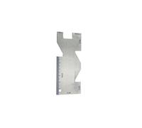 M & C Réglette à Ourlet en Aluminium