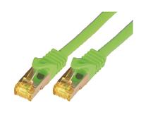 M-Cab 0.25m CAT7 S-FTP câble de réseau Vert 0,25 m S/FTP (S-STP)
