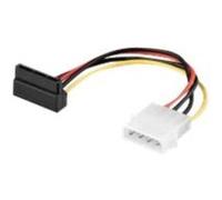 M-CAB - Adaptateur secteur - alimentation interne 4 plots (M) pour alimentation SATA (F) incliné - 13 cm G
