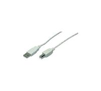 M-CAB - Câble USB - USB (M) pour USB type B (M) - USB 2.0 - 5 m - gris