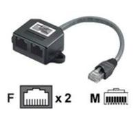 M-CAB - Répartiteur de réseau - RJ-45 (M) pour RJ-45 (F) G