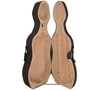 M-Case Mallette en mousse 4/4 classique pour violoncelle Marron/beige/beige