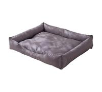 M&Catree Panier pour Chien, Lit imperméable pour Chiens Chats Lavable Antidérapant Canapé Coussin pour Animaux - Gris foncé (De Base), M: 40 * 50 * 6CM