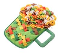 M&Catree Tapis de Chien Snuffle Mat, Tapis éducateurs pour Chiens Dog Puzzle Toys Tapis de Fouille Alimentation Lente Jouet Tapis Reniflant de Chien Couverture Pliable - Vert (Standard)