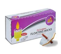 M ches de bougie flottantes octogonales de remplacement Ner Mitzvah M ches huile flottantes 1 paquet de 50 pi ces