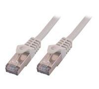 MCL Samar – Cordon de raccordement MCL Eco – CAT 6 F/UTP 1 m RJ-45 (M/M) sans crochet gris