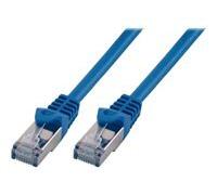 MCL Samar Cordon de raccordement Eco RJ-45 mâle-mâle 5 m CAT6 F/UTP moulé sans crochet bloqué bleu