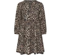 M & Co M & Co Black Leather Chrome 100% Cotton Dobby Long Sleeve Dress Black Leather Chrome EU 44 (UK 16)