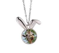 M Collier avec pendentif en forme de cerf
