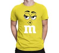 M Costume de carnaval T-shirt Femme Homme Costume Carnaval Carnaval Groupe Déguisement Imprimé et Manches Courtes Col Rond Imprimé Été M&M Col Rond Décontracté T-shirt Décontracté S-XXXXXL Haut