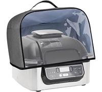 M Couvercle Anti-poussière Compatible avec Les grilles Ninja Foodi AG301 AG302 AG400 Air Friter Cover avec Poches de Rangement Imperméable Panneau Avant Transparent Couvercle Anti-poussière