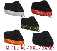 M - Cubierta A Prueba De Lluvia Para Motocicleta, Cubierta A Prueba De Polvo, Impermeable, Protección Uv Para Nieve, Para Motor De Bicicleta Al Aire Libre, Funda Quad Para Atv Y Scooter - Nègre