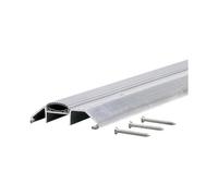 M-D Building Products 08003 Seuil haut profil robuste en aluminium argenté et vinyle 9,5 x 3,2 x 81,3 cm