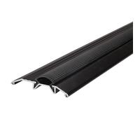 M-D Building Products 10116 3-3/4 in. Bronze Aluminum and Heavy-Duty Low-Profile Threshold M-D Deluxe Seuil Bas Robuste avec Insert en Vinyle remplaçable, 91,4 cm (L) x 9,5 cm, 36" L x 3-3/4" W x 3/4"