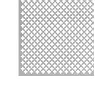 M-D Building Products 57042 Feuille d’aluminium à perforations en forme de trèfle, pour design intérieur/extérieur, élégante, légère, résistante à la corrosion, facile à découper, 61 x 91,4 x 0,5 cm